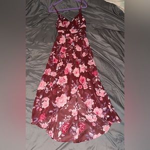 Crystal Doll high-low dress